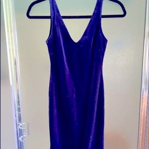 Velvet Tank Bodycon Dress